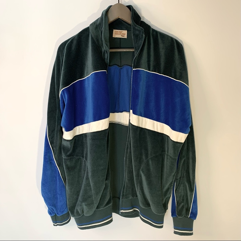 Vintage 80s The Fox Collection track jacket in mint condition